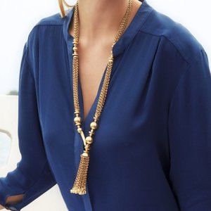 Stella & Dot Bianca Tassel Necklace